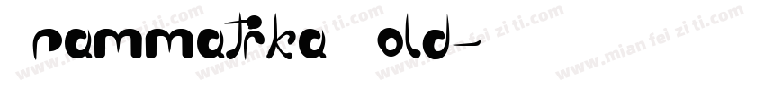 Grammatika Bold字体转换